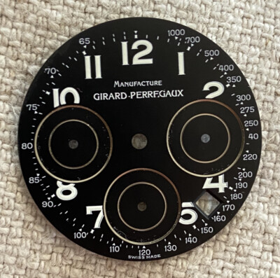 Cadran De Montre Chronographe Girard-Perregaux - 29,5 Mm, Occasion, Pour Collectionneurs