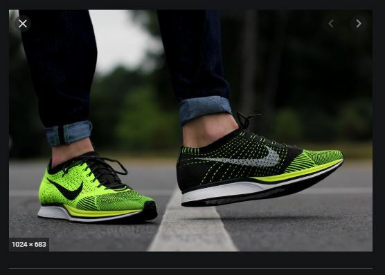 nike flyknit volt green