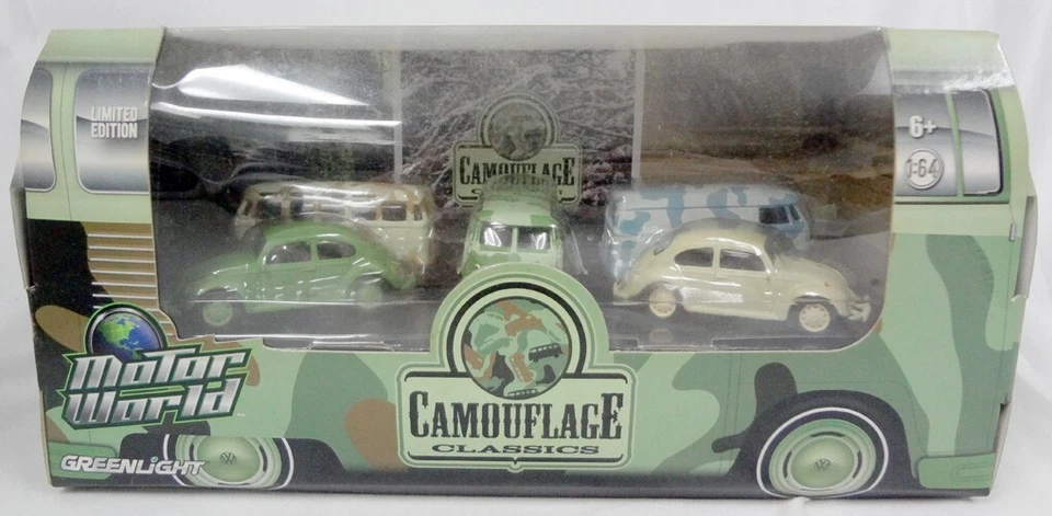 ¡Lote de 2 juegos de coches de juguete miniatura diecast Greenlight Motor World VW Volkswagen! Foto 2 de 4