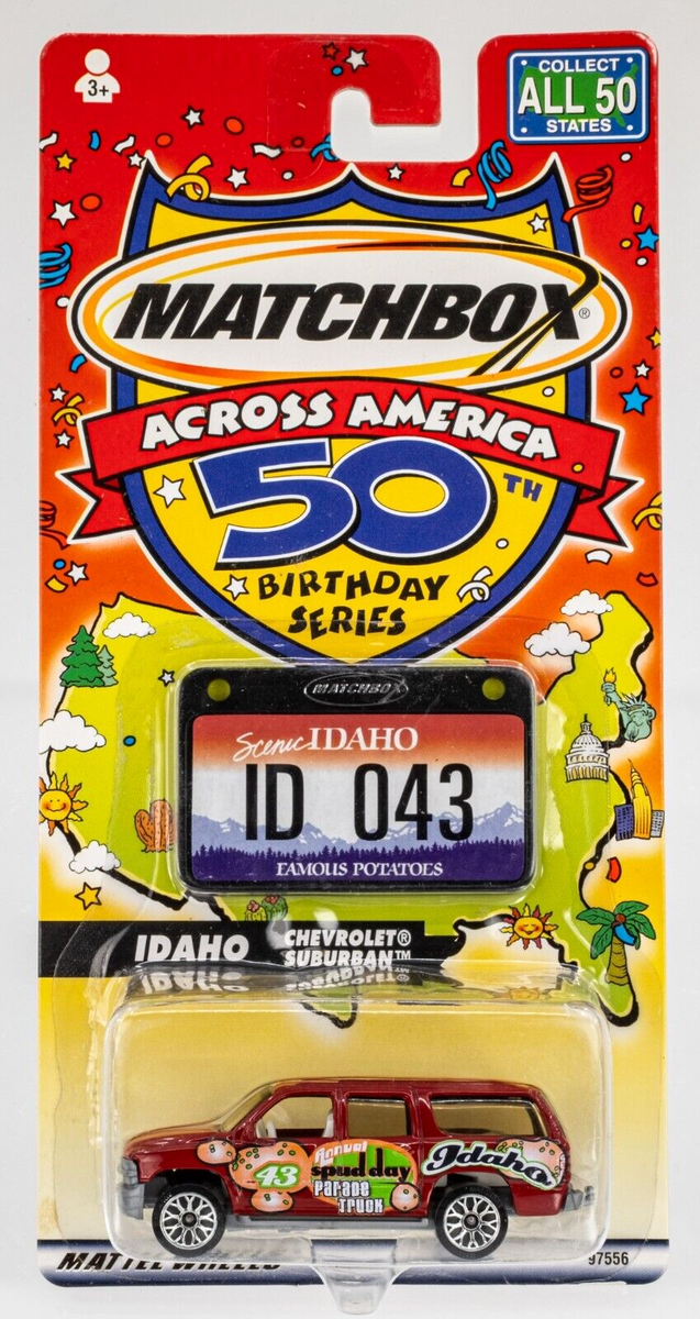 2002 Matchbox Across America 2000 Chevrolet® Suburban™ DARK RED