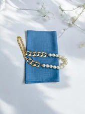 A New Day Elegant Chic Italian Jacquard Solid Line Pattern Sky Blue Hijab Shawls