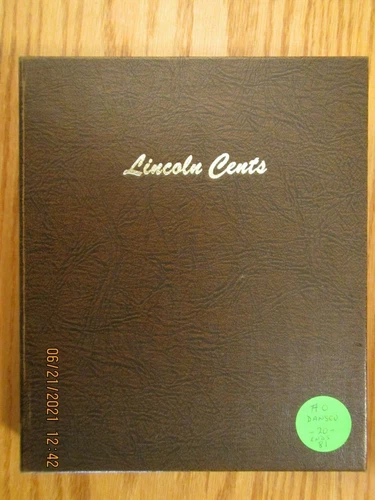 Partial Lincoln Cent Cents 1909 - 1981 174 Coins in a Dansco Album Some BU Coins