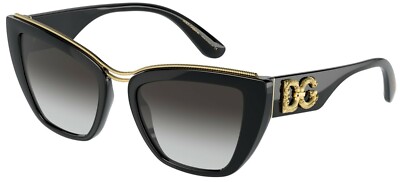 Dolce & Gabbana DEVOTION DG 6144 Black/Grey Shaded (501/8G