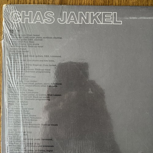 Chas Jankel - Questionnaire 33 RPM Vinyl LP Record 1982 A&M Electronic Funk VG+ - Picture 9 of 18
