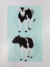 Mrs Grossman's Jersey COW Stickers By The Yard Melissa Carlson 1990 VTG