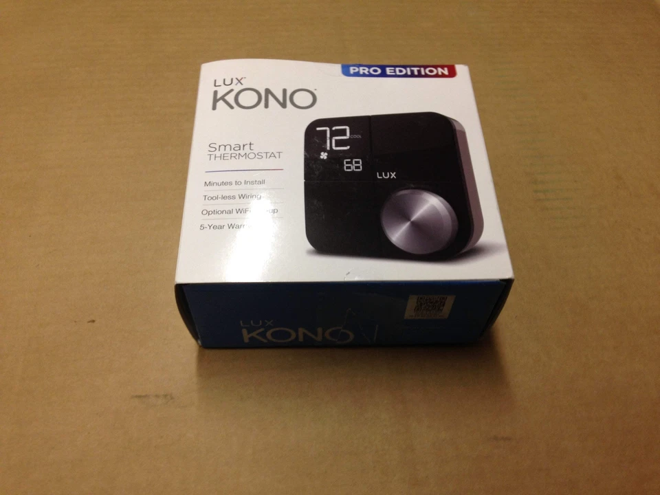 LUX PRODUCTS PEKN-S-B1-B04 KONO PRO EDITION SMART THERMOSTAT 2HEAT/1COOL 24VAC - Image 4 of 4