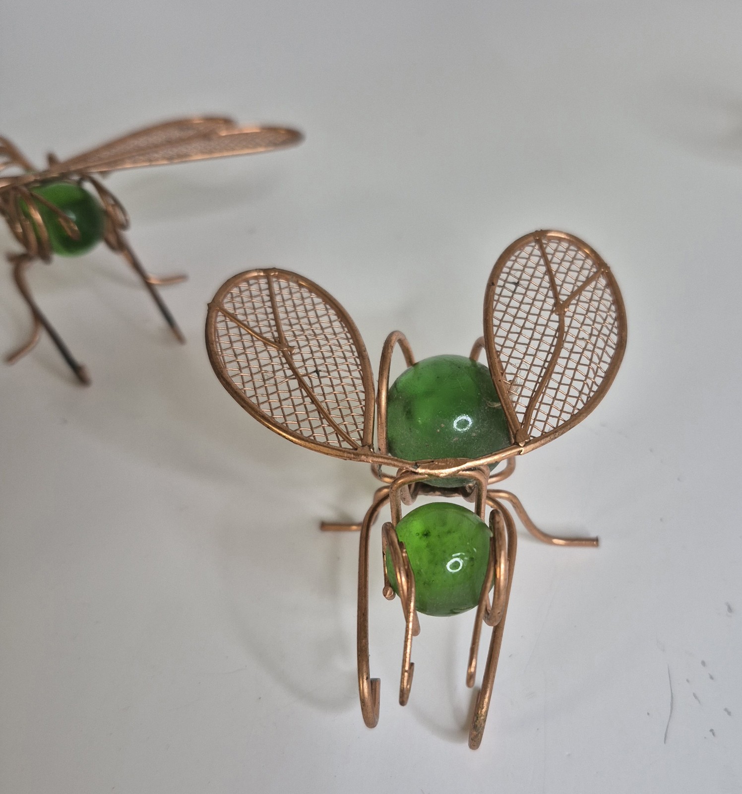 Vintage Wire Metal Art Home Decor Object Art and Collectibles 5 Count