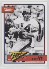 2018 Panini Classics Legends Red Back 241/299 YA Tittle #183 HOF 3wl