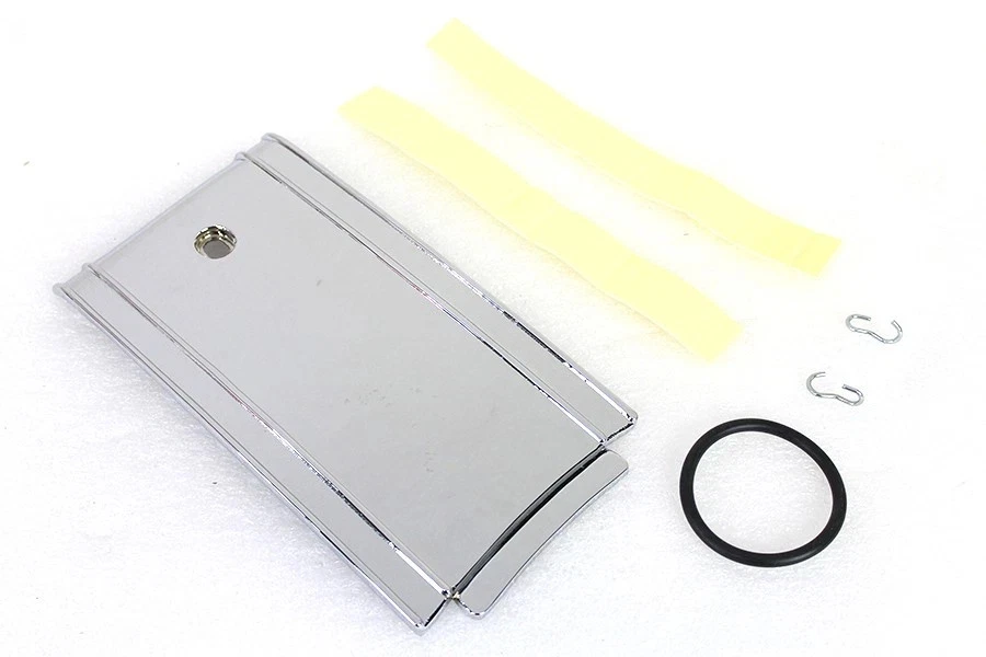 Cubierta de embellecedor de tanque fundido a presión cromada para Harley Davidson V-Twin 39-0999 Foto 3 de 4