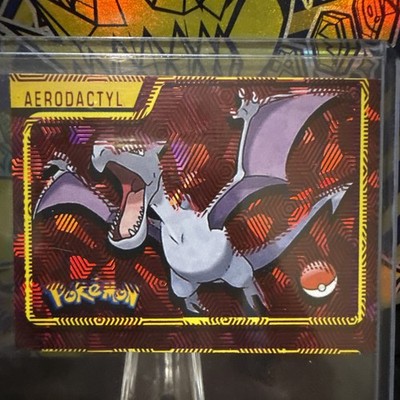 2024 POKEMON Last Evolution Sticker #R06 AERODACTYL Red Holo Limited Foil