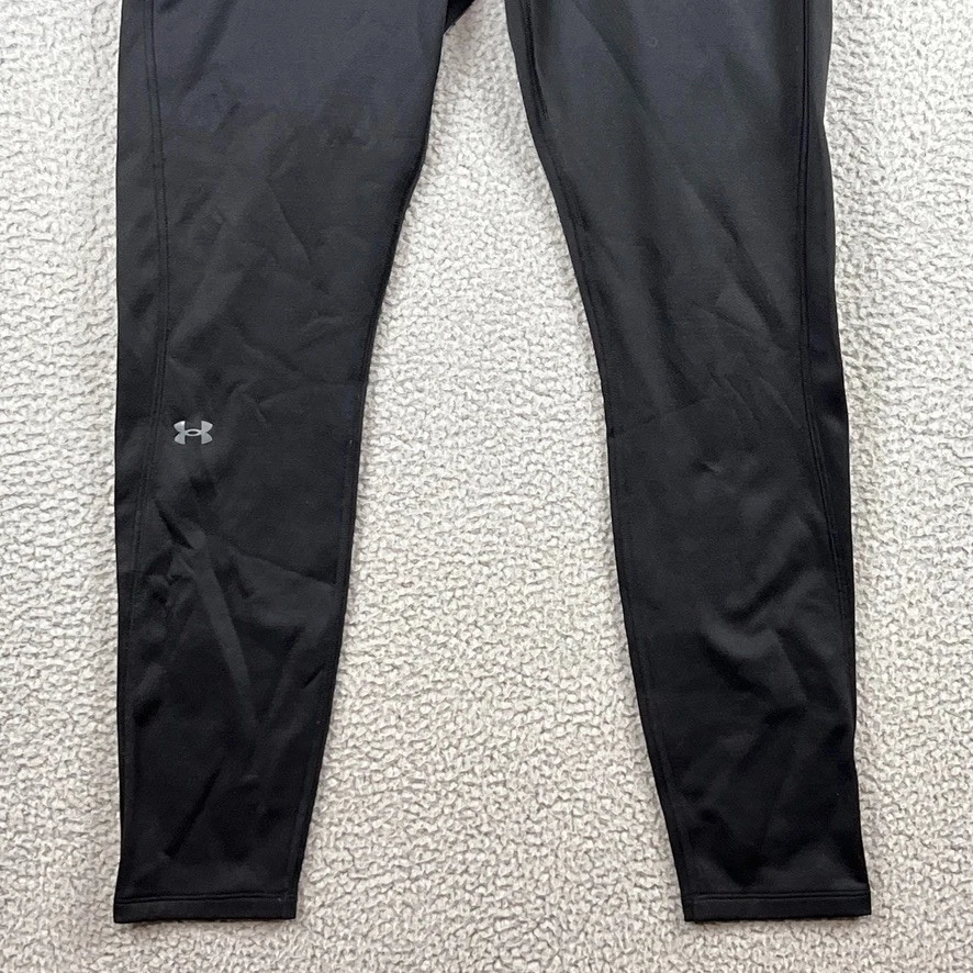 Under Armour Women's UA ColdGear Base 3.0 Base Layer Leggings Large Black Tight - Image 4 of 4