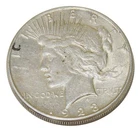 1923-S Peace Dollar San Francisco $1 Raw VF Detail Silver Coin