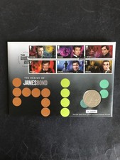 GB 2020 “Design of James Bond” Royal Mail £5 PNC Cover Used.