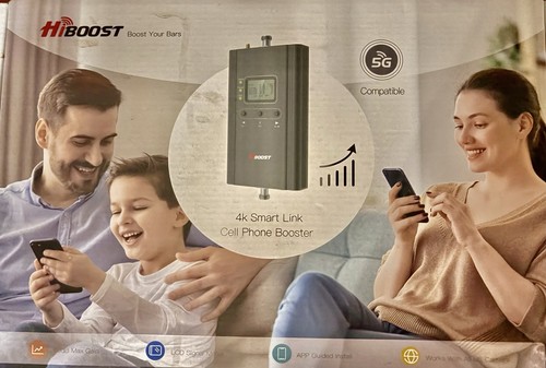 HiBoost F10G5SLOT 4 000 pieds carrés 4K Smart Link amplificateur de signal pour téléphone portable 5G 4G LTE