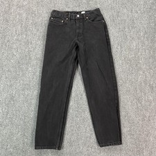 VINTAGE Levis Jeans Mens 30x31 Black 550 Relaxed Fit Tapered Made in USA 90s