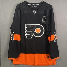 Philadelphia Flyers Jersey Mens 56 Black NHL Hockey Claude Giroux 28 Adidas