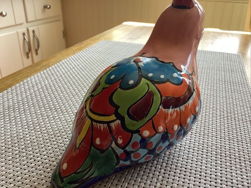 Talavera Mexican Bird Quail Pottery Animal Figure Folk Art - Picture 4 of 9
