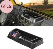 Dash Mount Cell Phone Holder Center Console Dash Tray Dashboard Storage Box Orga