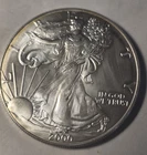 2000 Silver Eagle $1 Dollar 1oz Uncirculated .999 -MS-Brilliant Uncirculated-