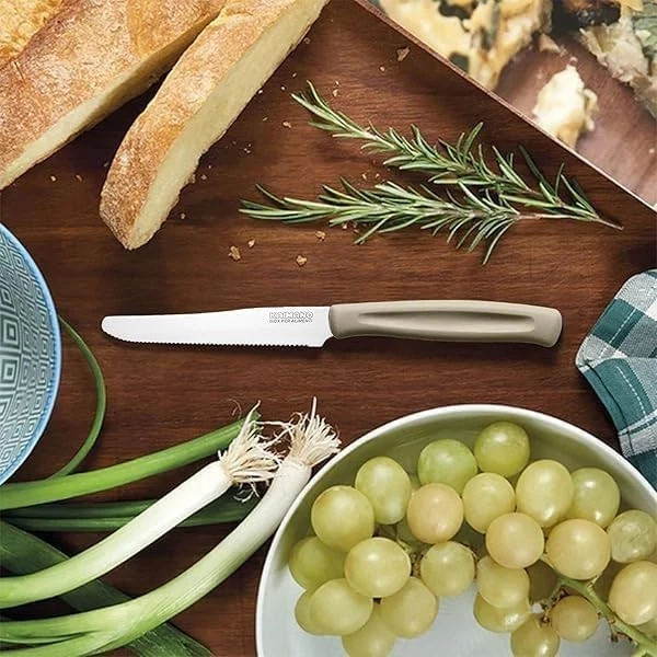 Kaimano Dinamik Coltelli Tavola, Acciaio Inossidabile, Tortora, 6 unità - Immagine 4 di 4