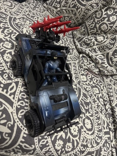 GI Joe 1998 Cobra Rattler 4WD Jeep vehicle with Vypra Hasbro Read complete