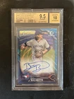 BO BICHETTE 2016 Bowman Chrome Blue Wave Refractor Auto 21/150 BGS 9.5/10 1st