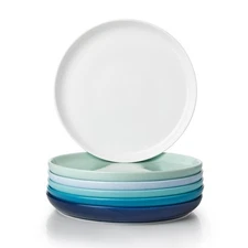 Sweese Porcelain Dessert Plates 7.4 Inch - Set of 6, Salad Appetizer Plates, ...