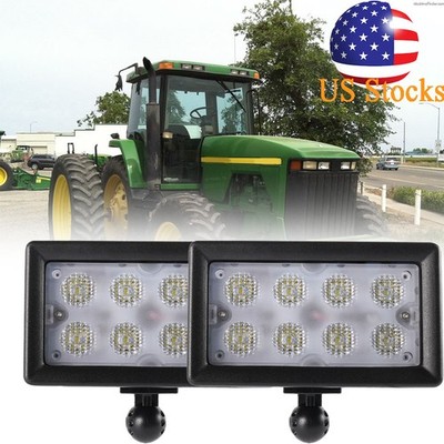 for John Deere 7200 7400 7210 8100 8200 8100T 2X LED Headlight RE154900 RE154898