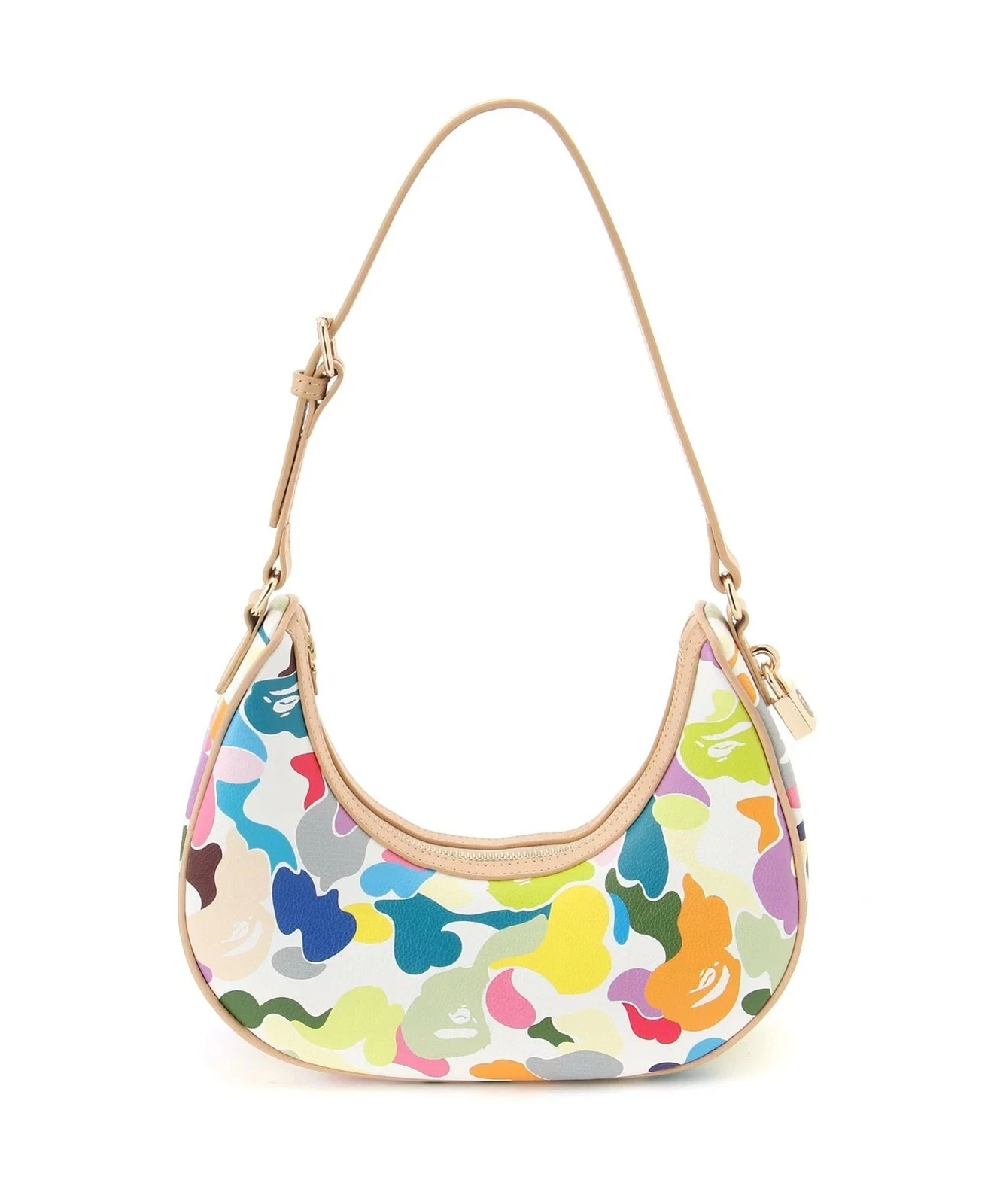 A BATHING APE (BAPE) Borsa a mano BAPE A Bathing Ape multi mimetica borsa a tracolla donna Giappone nuova autentica