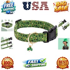 St Patrick's Day Dog Collar Cute Holiday Collar for Small Medium Large Dogs G...