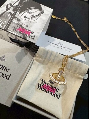 Vivienne Westwood x Nana Orb Pendant Necklace 25th Limited Gold