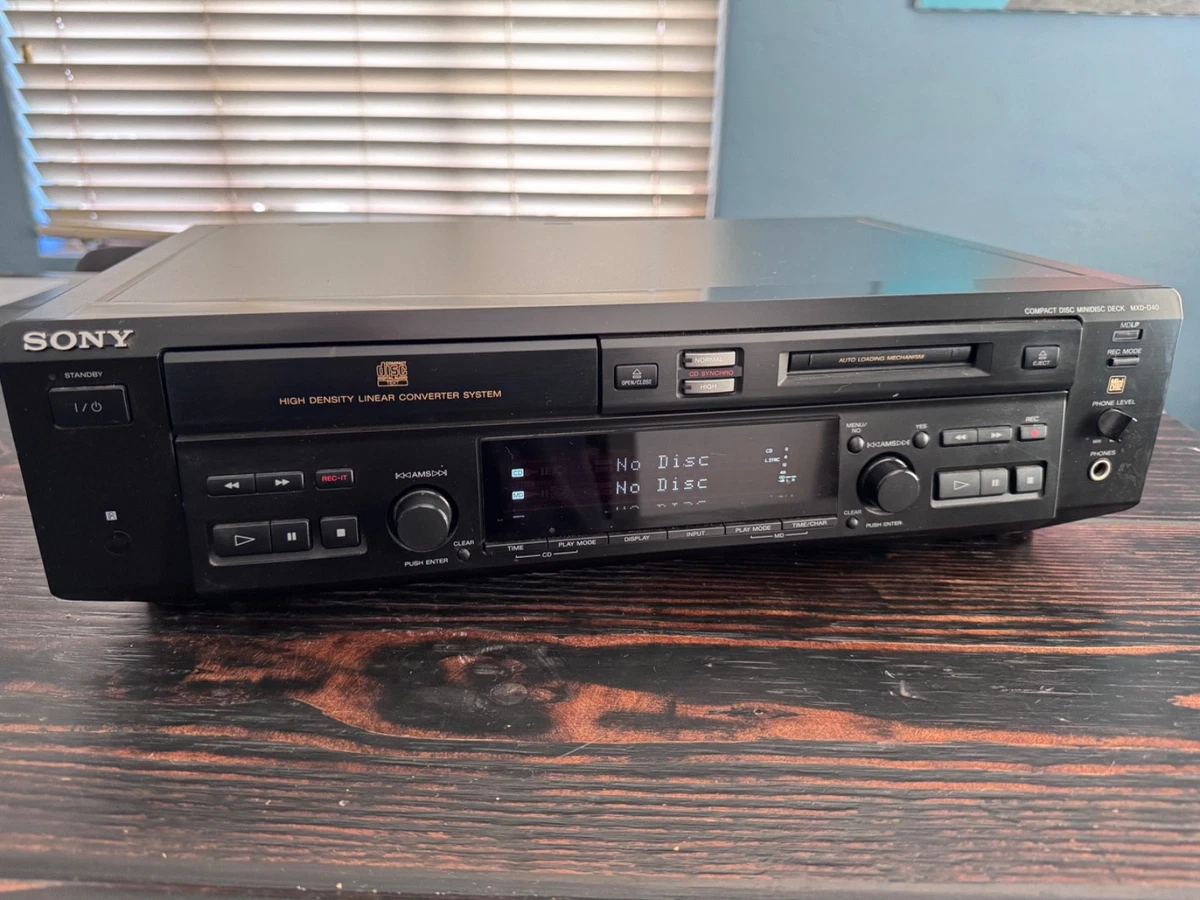 Denon DMD-1300 – Platine MD MiniDisc – En Panne (erreur Chargement) – Pour Pièces