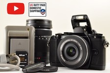  US Duty Paid Olympus OM-D E-M10 Mirrorless Camera w/ 14-42mm 40-150 Lens USA