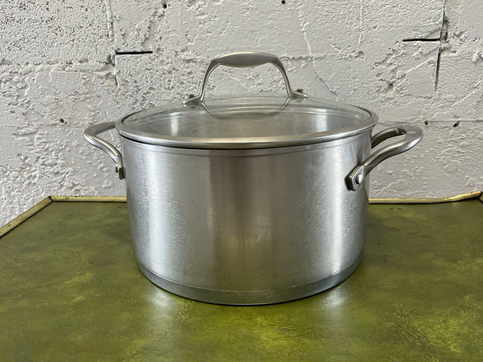 KitchenAid Stainless Steel Clad Stockpot Saucepan 6 Qt Flat Bottom Nice!
Opens in a new window or ta