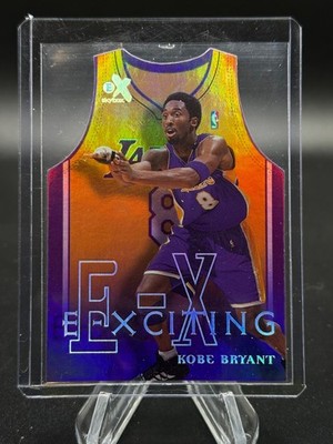 1999-00 Skybox E-X Kobe Bryant E-Xciting Die-Cut Jersey - 8 of 10 XCT - Lakers