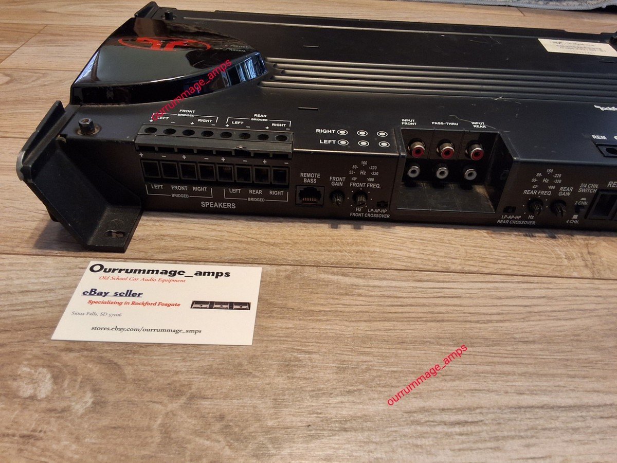 Rockford Fosgate PUNCH P400-4 パワーアンプ Rockford Fosgate P4004 Punch series 4-channel car amplifier