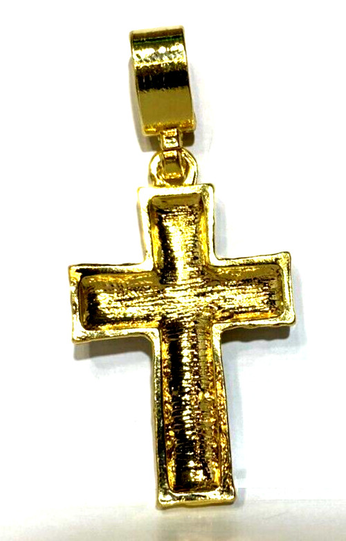 Golden Cross Pendant With Crystals For Necklaces (NEW) Limited Supplies