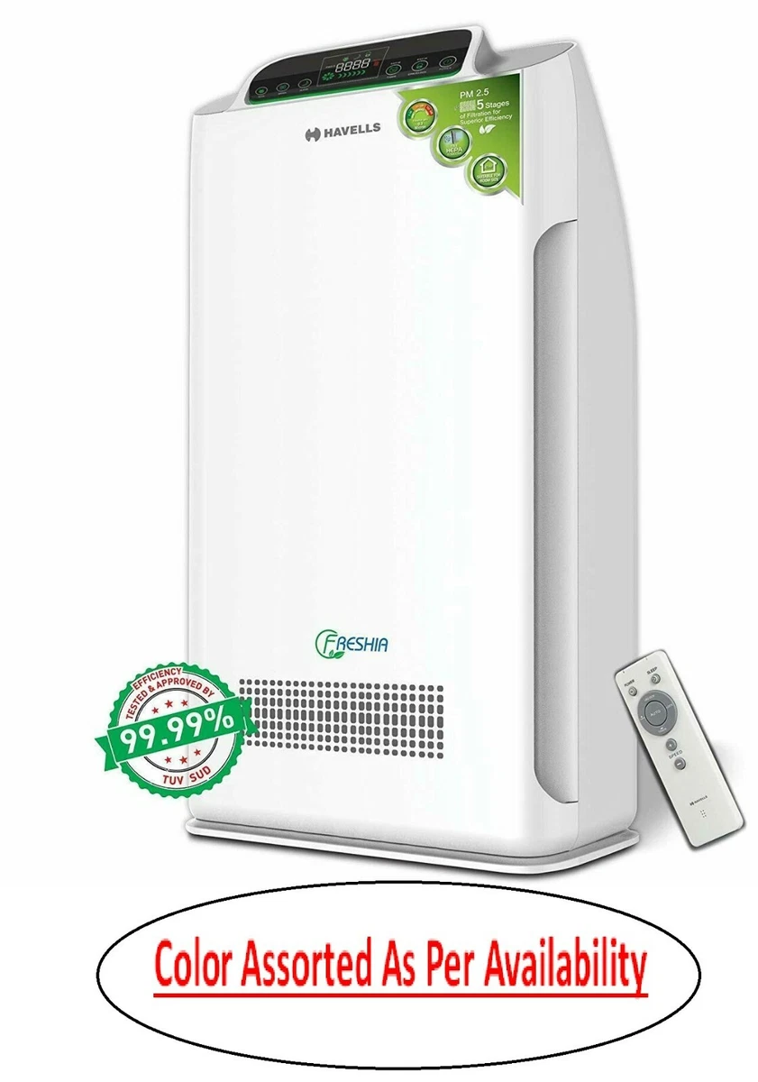 Havells Freshia AP 40 80 Watt Air Purifier with Remote White Black