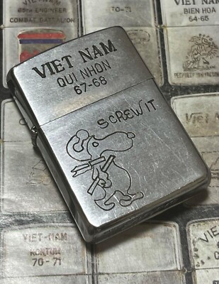 【ビンテージ】ZIPPO  ベトナム戦争　SNOOPY  1966-67年 War Zippo RARE 1969s ZIPPO LIGHTER VINTAGE VIETNAM ZIPPO
