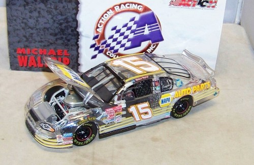 1:24 ACTION 2002 #15 NAPA MONTE CARLO MICHAEL WALTRIP DEI CLEAR CAR NIB - Picture 3 of 9