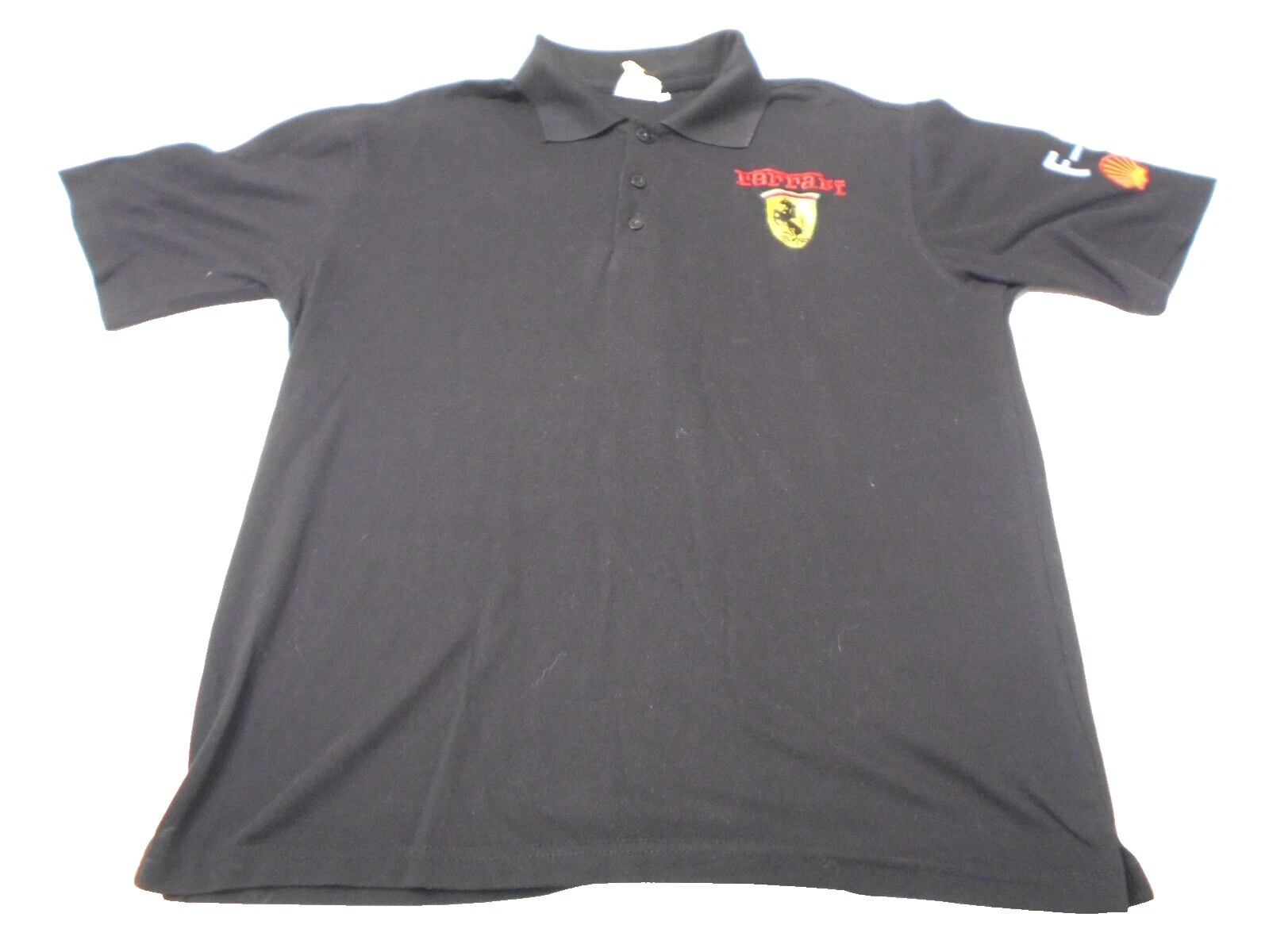 Camisas para hombre Ferrari negras talla XL