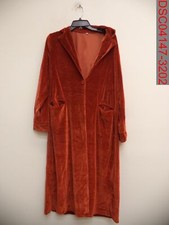 Pre-Owned - Stain, Women's Burnt Orange Velour Robe, Size L