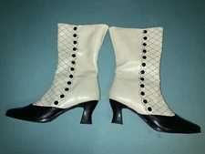 Pleaser Funtasma Victorian Ankle Bootie High Heel Adult Women Victorian123 Cream