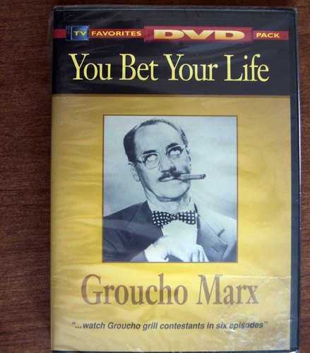 You Bet Your Life Groucho Marx Marx Brothers Tv Favorites Dvd New Sealed 3 Hr Ebay