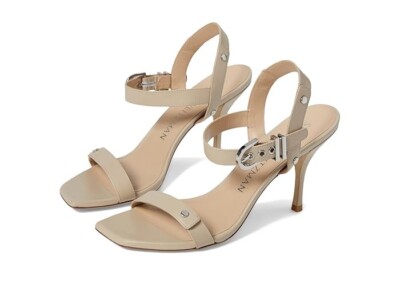$550 STUART WEITZMAN Maverick 85 Sandal Buckled Stiletto heeled sandals size 9.5