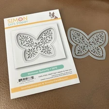Simon Says Stamp Shimmer Butterfly Die Set, S675