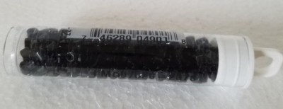 Miyuki Delica 8/0 - Opaque Black  - 7.4 grams  (DB0010)