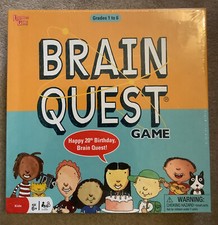 University Games Brain Quest 20th Anniversary Edition New Sealed