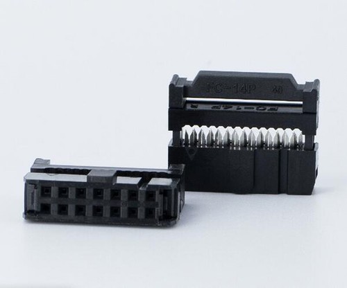 2.54mm Flat Ribbon Cable FC Crimping Head Connector 6/8/12/18/20/30/40/50/64-Pin - Picture 12 of 22