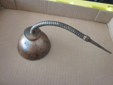 Vintage Eagle Thumb Pump Oil Can Oiler - Embossed EAGLE MADE IN USA